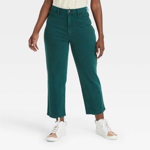 TALL High Rise Vintage Straight Cropped Jeans